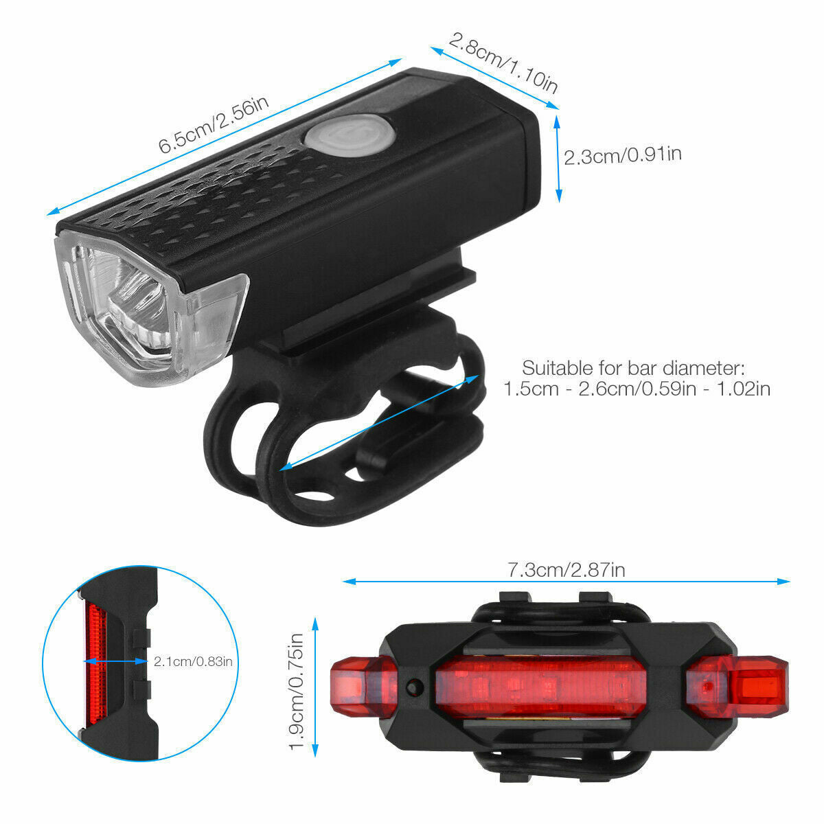 USB Rechargeable LED Bicycle